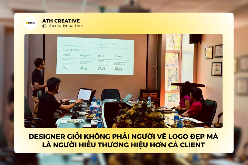 Designer giỏi không phải người vẽ logo đẹp mà là người hiểu thương hiệu hơn cả client