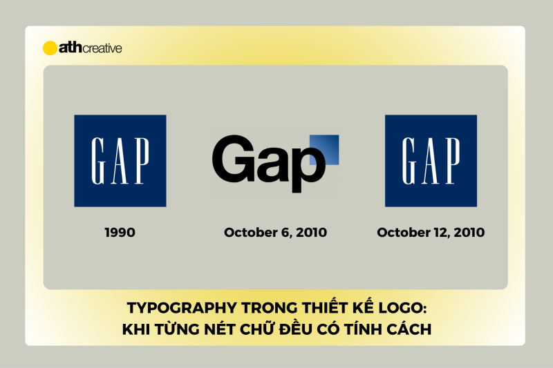 Typography trong thiết kế logo: Khi từng nét chữ đều có “tính cách”