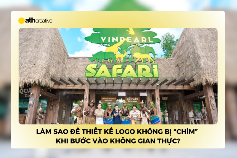Làm sao để thiết kế logo không bị “chìm” khi bước vào không gian thực?