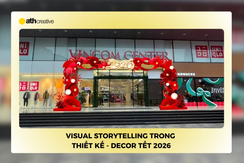 Visual storytelling trong thiết kế - decor Tết 2026