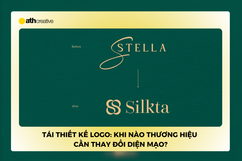Tái thiết kế logo: Khi nào thương hiệu cần thay đổi diện mạo?