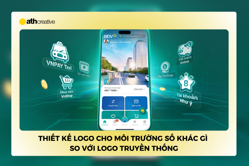 Thiết kế logo cho môi trường số khác gì logo truyền thống?