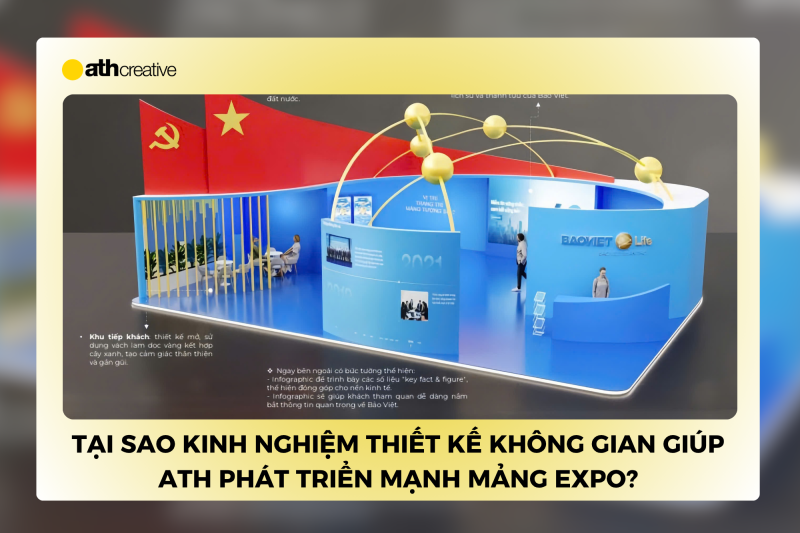 Tại sao kinh nghiệm thiết kế không gian giúp ATH phát triển mạnh mảng expo?