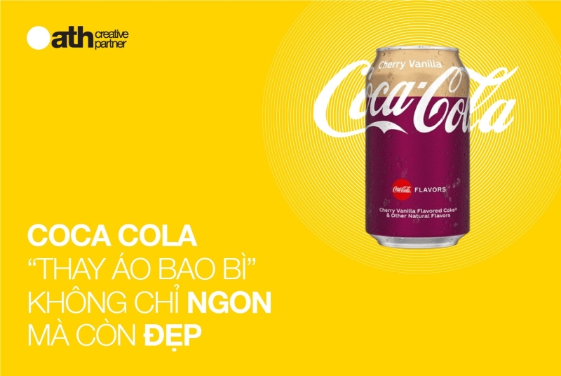 Đắm chìm hương vị Coca-Cola qua bao bì sản phẩm mới