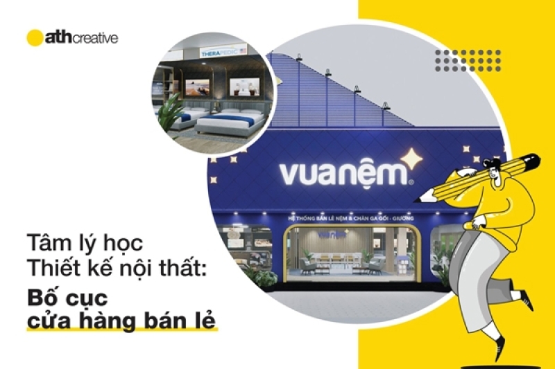 TÂM LÝ HỌC THIẾT KẾ NỘI THẤT CỬA HÀNG BÁN LẺ