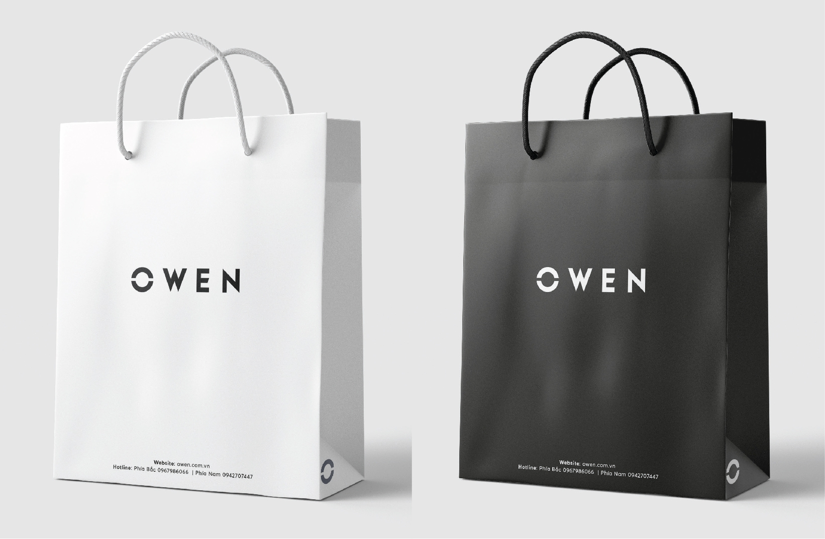 Chi Tiết Dự Án - Bộ Nhận Diện Owen - Điểm Cắt Ngang Táo Bạo Từ Chữ “O”